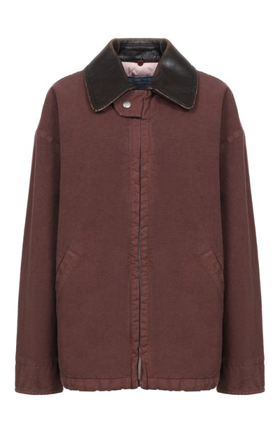 Женская хлопковая куртка PRADA, арт. 292323S000/157N