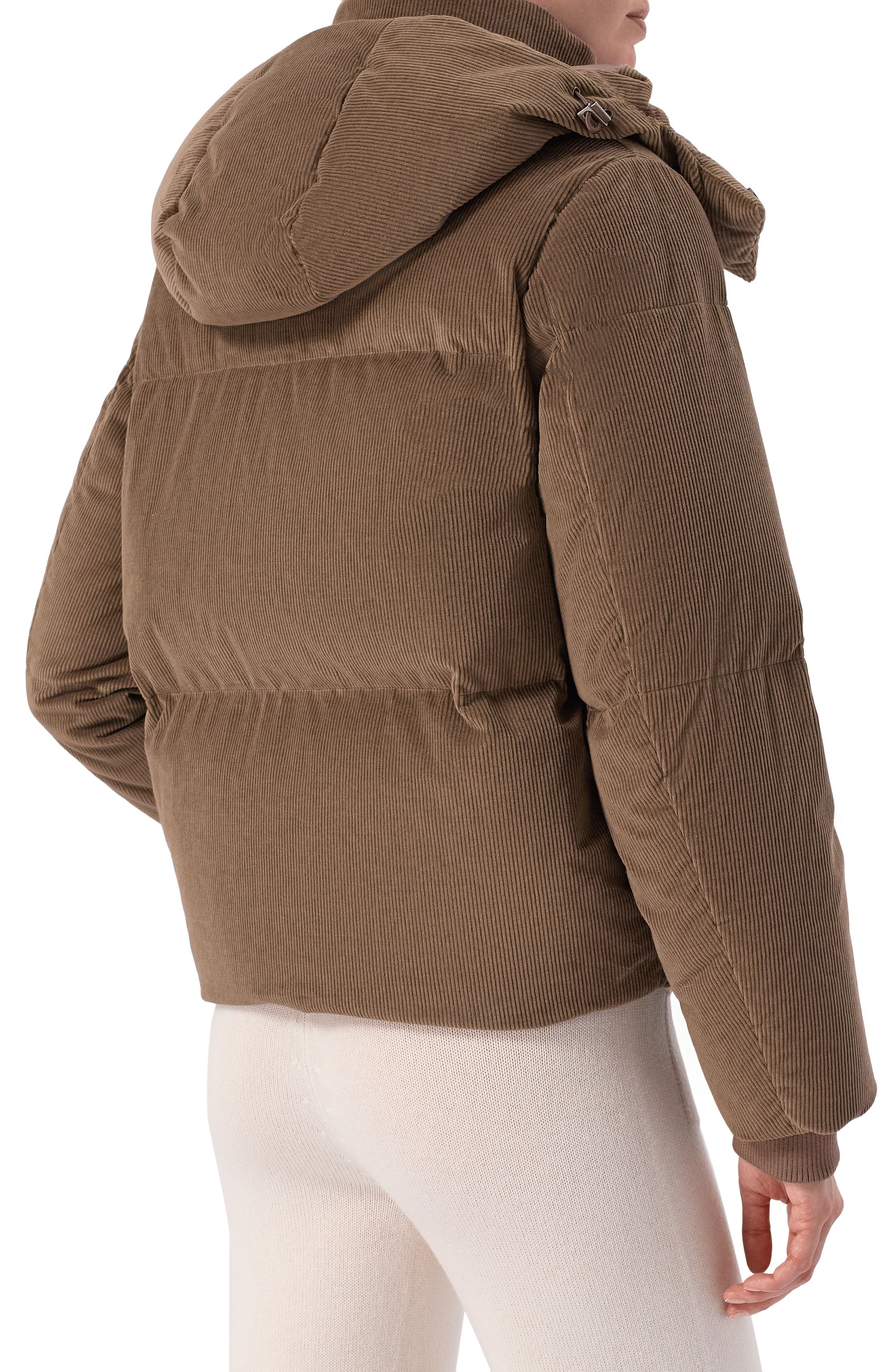 Вельветовый пуховик MVST темно-бежевого цвета по цене 425000 руб., арт. M25.1MW.0013/5180, фото 6 Вельветовый пуховик MVST, арт. M25.1MW.0013/5180, фото 6