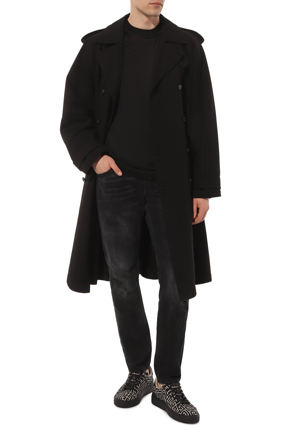 Текстильные кеды b-court BALMAIN, арт. CM1VI288/TJCM, фото 2