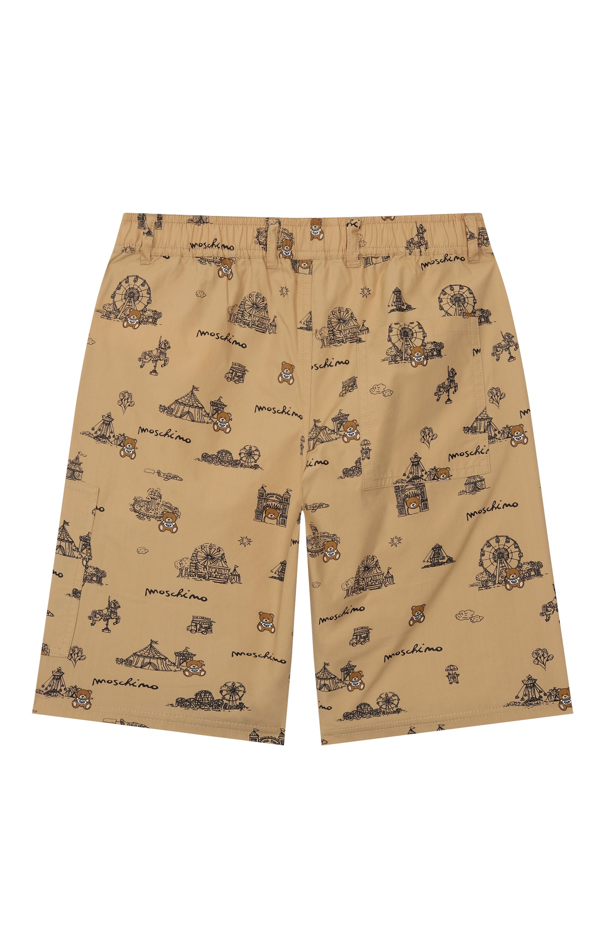 Хлопковые шорты MOSCHINO, арт. HUQ024/LLB47/10-14, фото 2