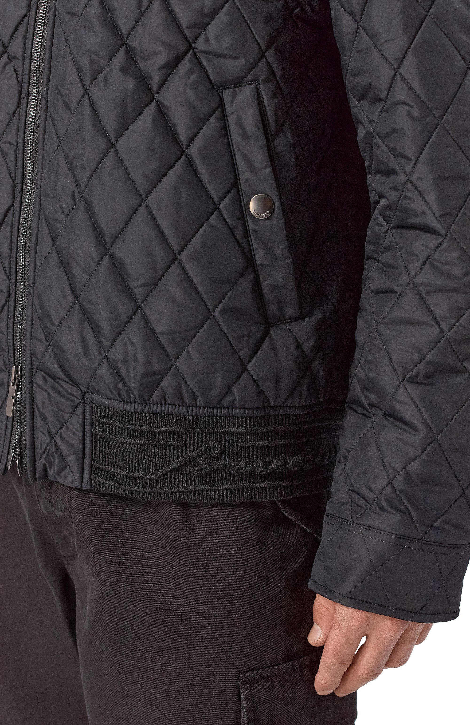 Утепленный бомбер BURBERRY, арт. 8115789, фото 5