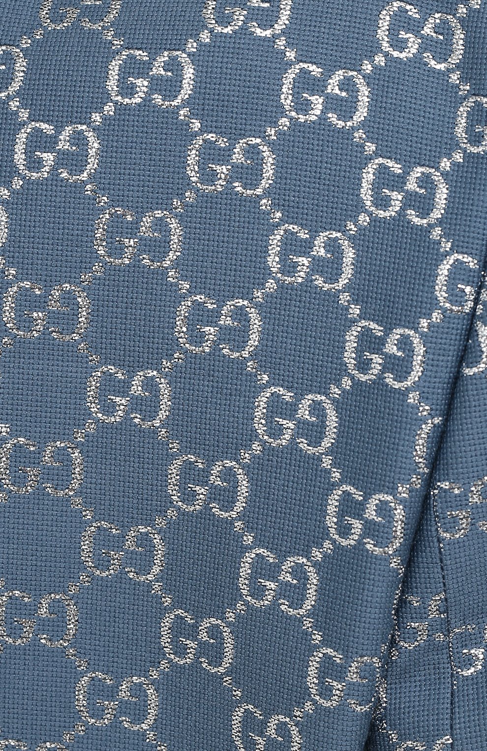 Жакет из шерсти и шелка GUCCI синего цвета по цене 299500 руб., арт. 619763/ZAD7L, фото 5 Жакет из шерсти и шелка GUCCI, арт. 619763/ZAD7L, фото 5