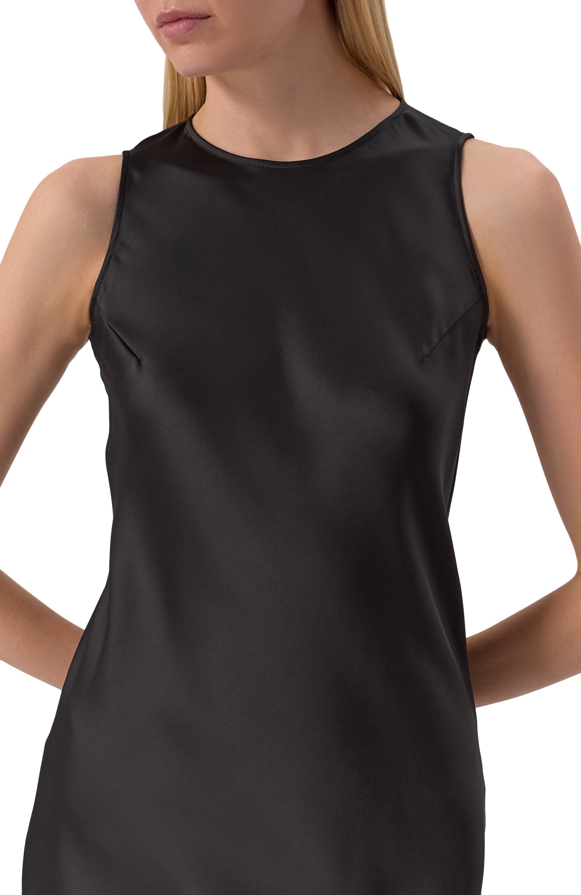 Атласное платье HERNO, арт. AB000037D/12506, фото 5