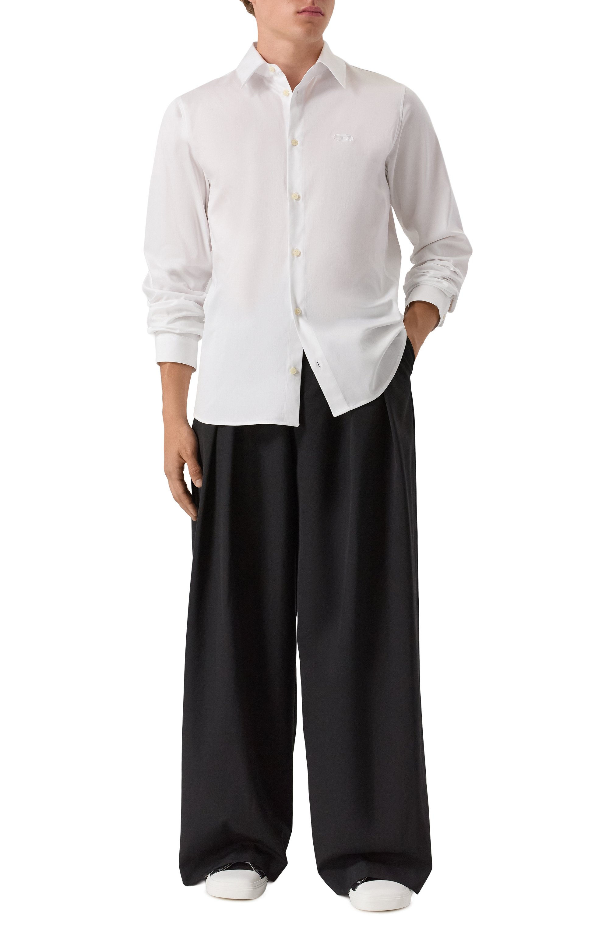 Хлопковая рубашка DIESEL, арт. A19670/0QFAV, фото 2