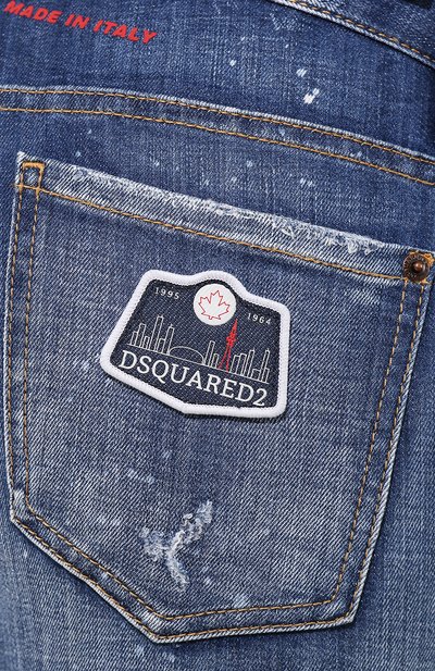 Джинсы DSQUARED2 синего цвета по цене 49950 руб., арт. S75LB0282/S30342, фото 5 Джинсы DSQUARED2, арт. S75LB0282/S30342, фото 5