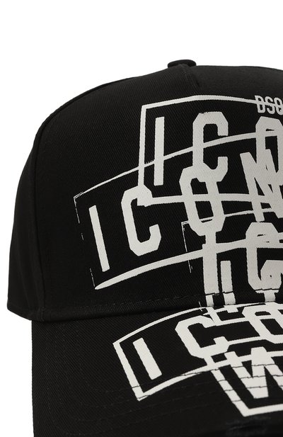 Хлопковая бейсболка icon DSQUARED2, арт. BCM0789, фото 4