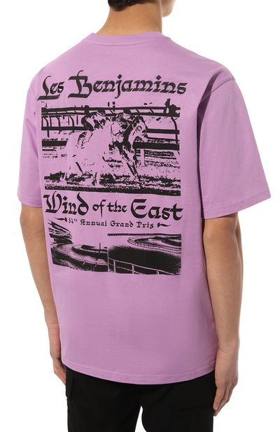 Хлопковая футболка LES BENJAMINS, арт. LB23SSH0EMUTS-004, фото 4