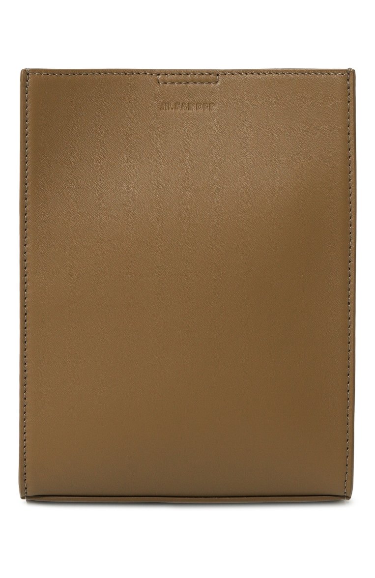 Мужская сумка tangle JIL SANDER хаки цвета, арт. J25WG0003/P5995 | Фото 1 (Размер: mini; Ремень/цепочка: На ремешке; Материал: Натуральная кожа)