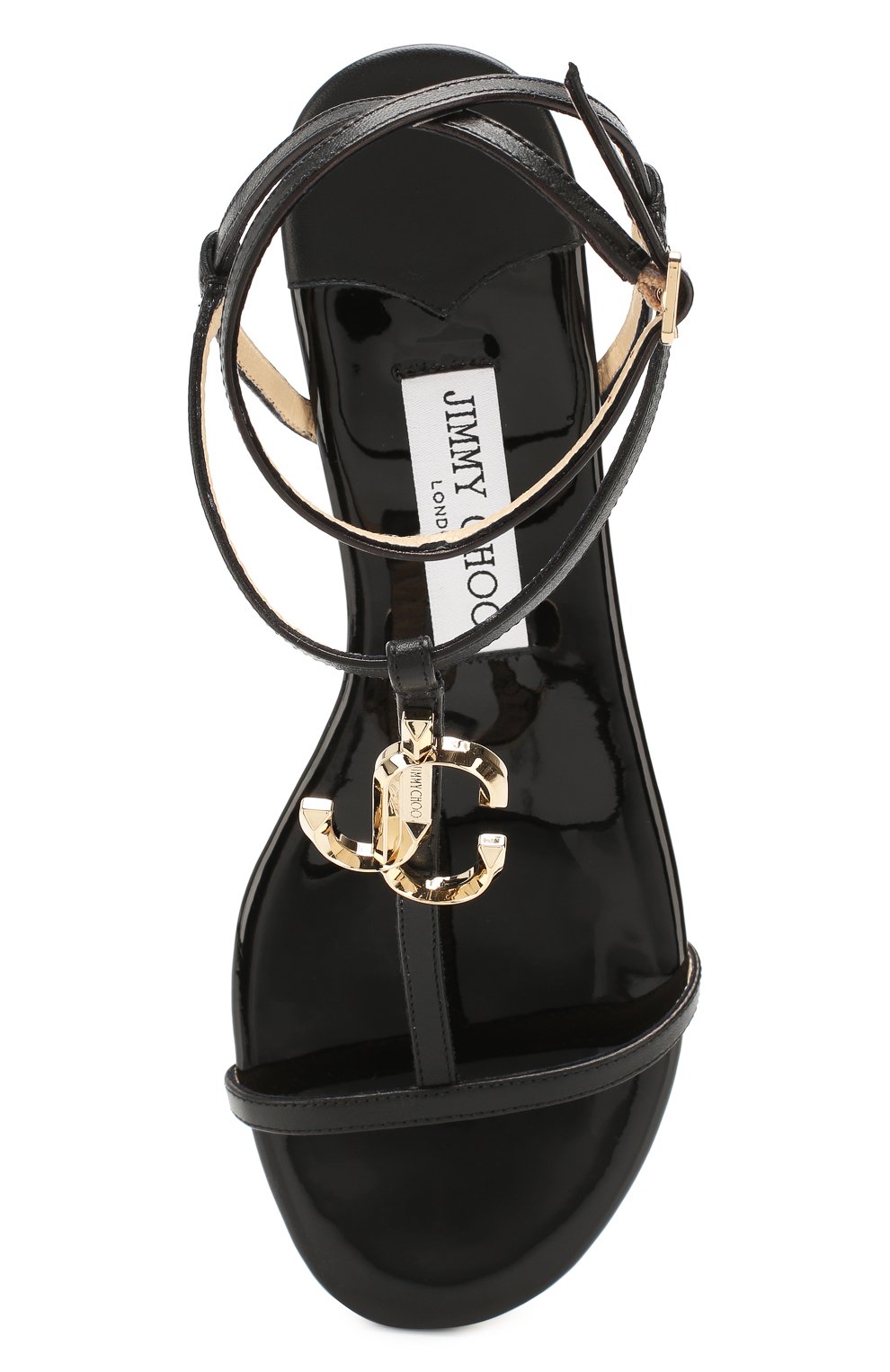 Кожаные сандалии alodie JIMMY CHOO, арт. AL0DIE FLAT/NPA, фото 5