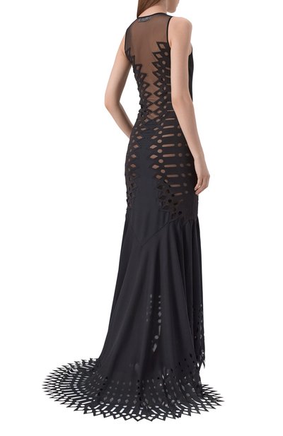 Платье BLUMARINE черного цвета по цене 211000 руб., арт. 2A755A, фото 3 Платье BLUMARINE, арт. 2A755A, фото 3