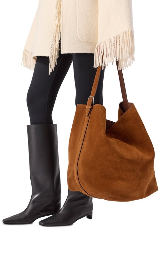 Сумка-тоут Belted TOTEME 234-WAL853-LE0004 Коричневый  234-WAL853-LE0004 Фото 2