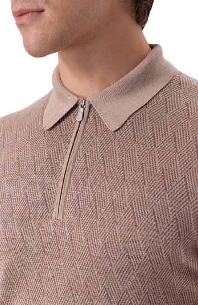 Поло из шерсти и шелка GRAN SASSO, арт. 57137/13126, фото 5