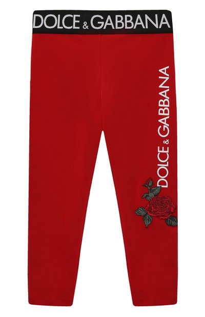 Хлопковые легинсы DOLCE & GABBANA, арт. L5JP3J/G7J7U/2-6