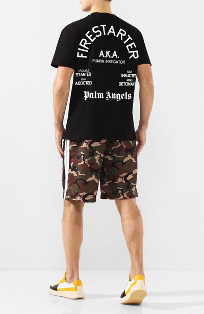 Хлопковая футболка PALM ANGELS, арт. PMAA001R204130341088, фото 2