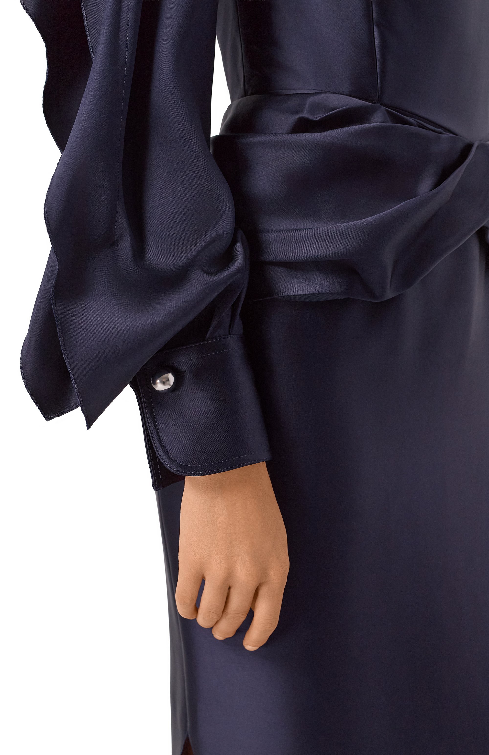 Атласное платье LANVIN, арт. RW-DR0042-6245-P26, фото 4