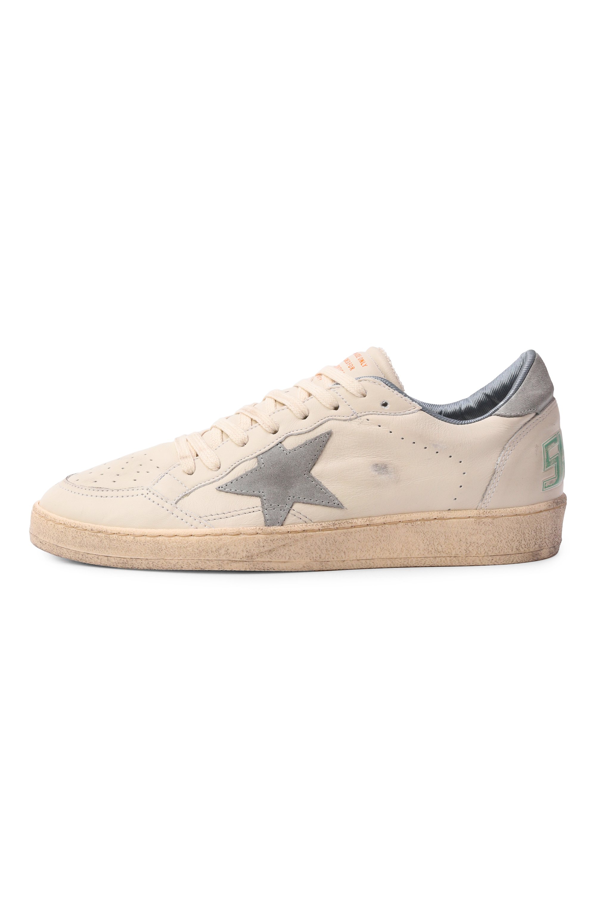 Кожаные кеды ball star GOLDEN GOOSE DELUXE BRAND, арт. GMF00117.F005179, фото 4