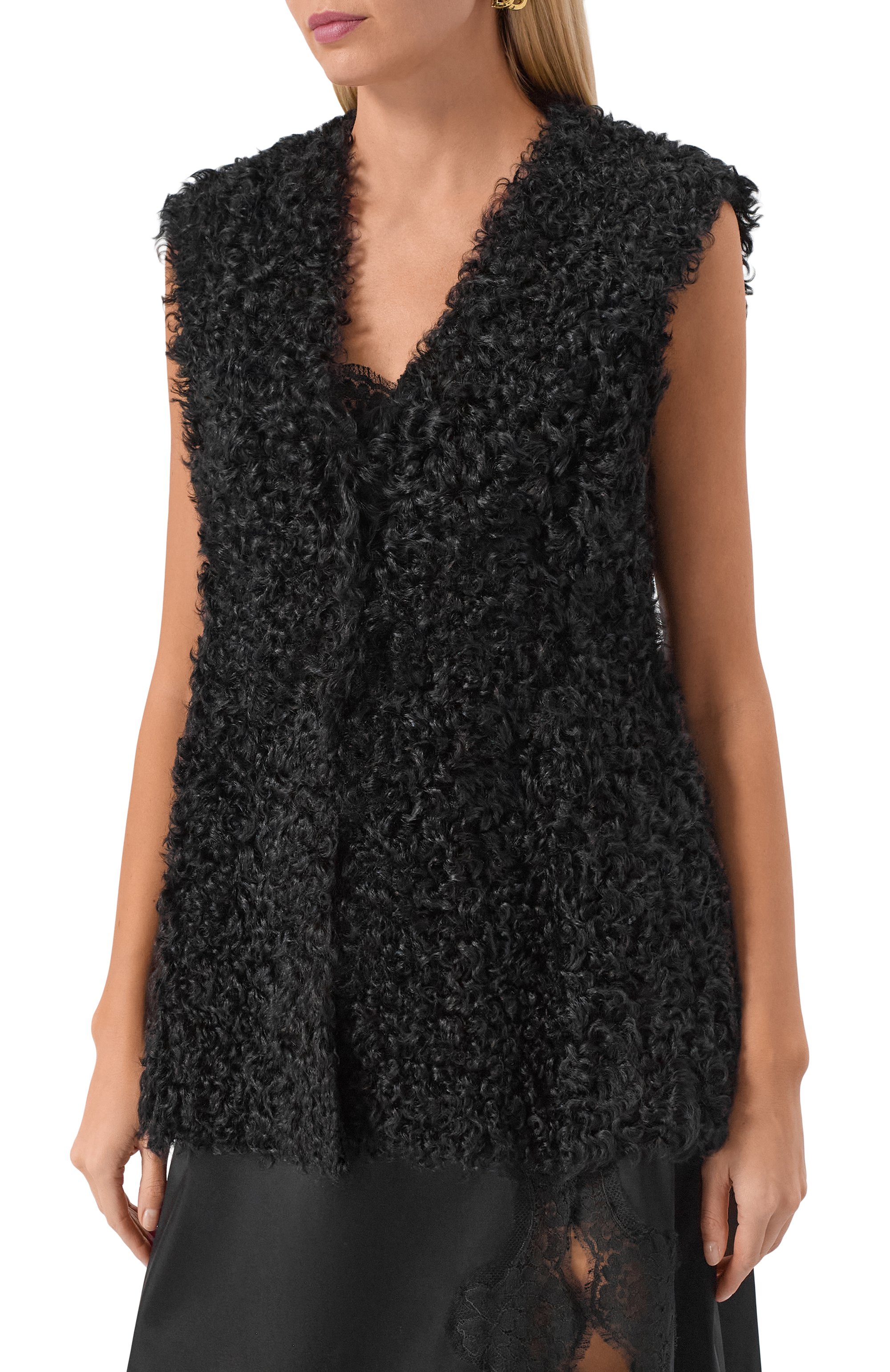 Жилет из овчины DOLCE & GABBANA, арт. F793LF/FUPP0, фото 3