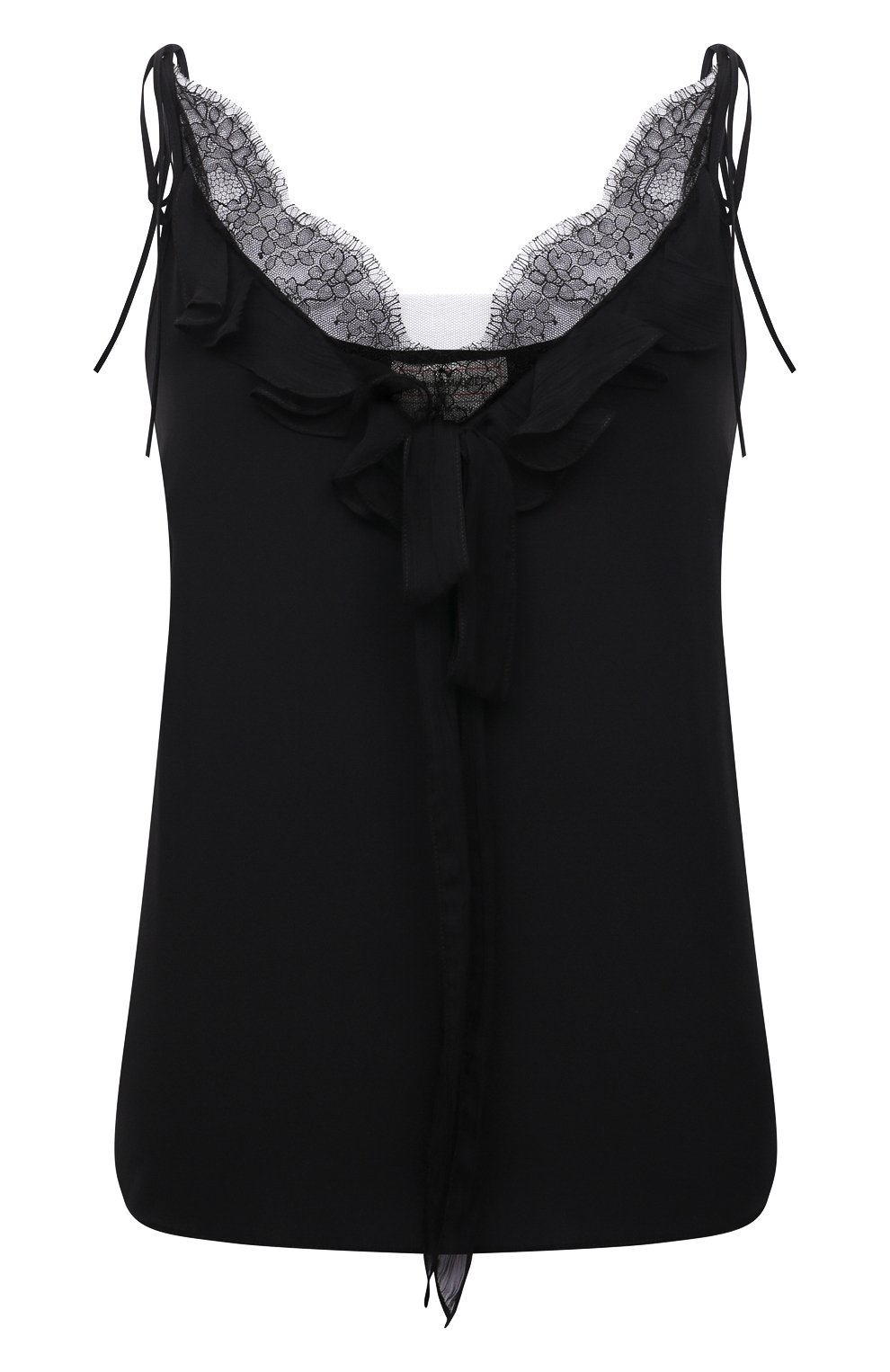 Шелковый топ ALEXANDER MCQUEEN, арт. 666144/QBAAG, фото 1