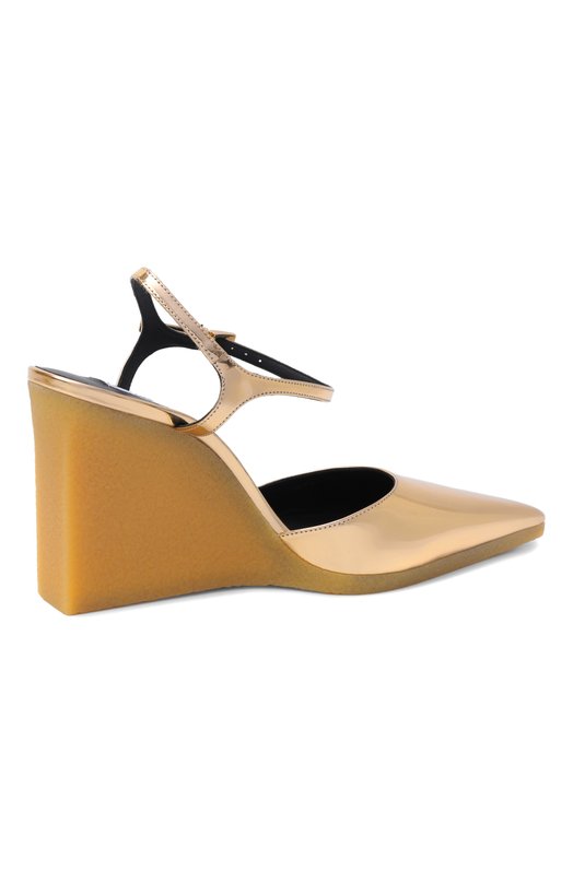 Кожаные туфли Alaia AA3E3004I137 Золотой  AA3E3004I137 Фото 5