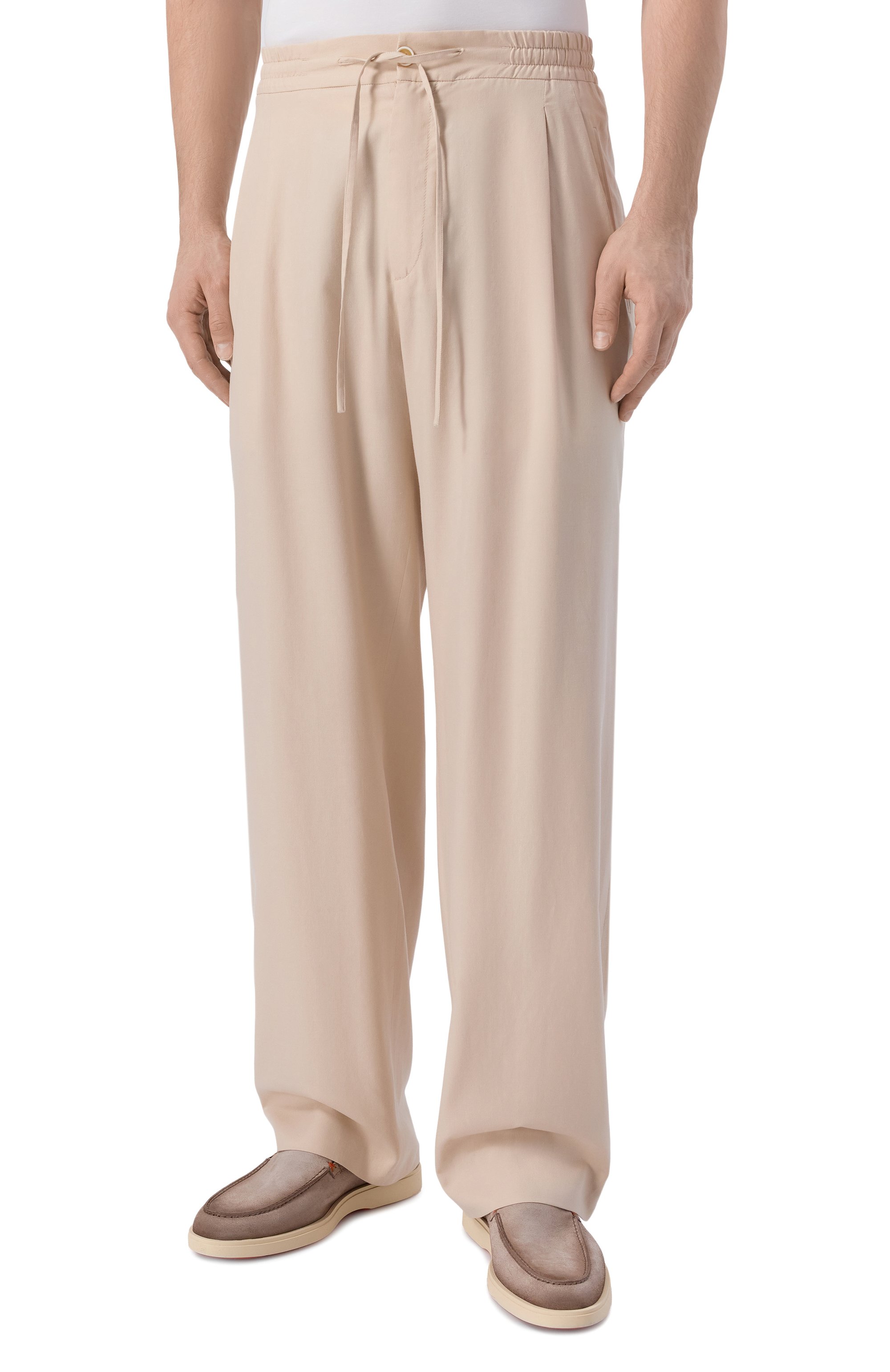 Брюки  из хлопка и шелка MVST, арт. 25E/X1P/0/B011/0207, фото 3