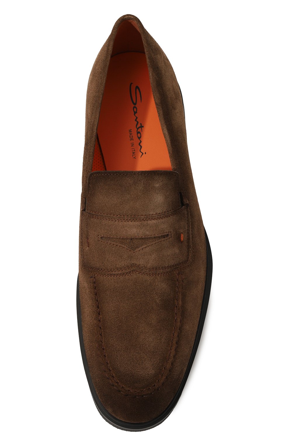 Замшевые пенни-лоферы easy SANTONI, арт. MGEG18964NEAXGEX, фото 6