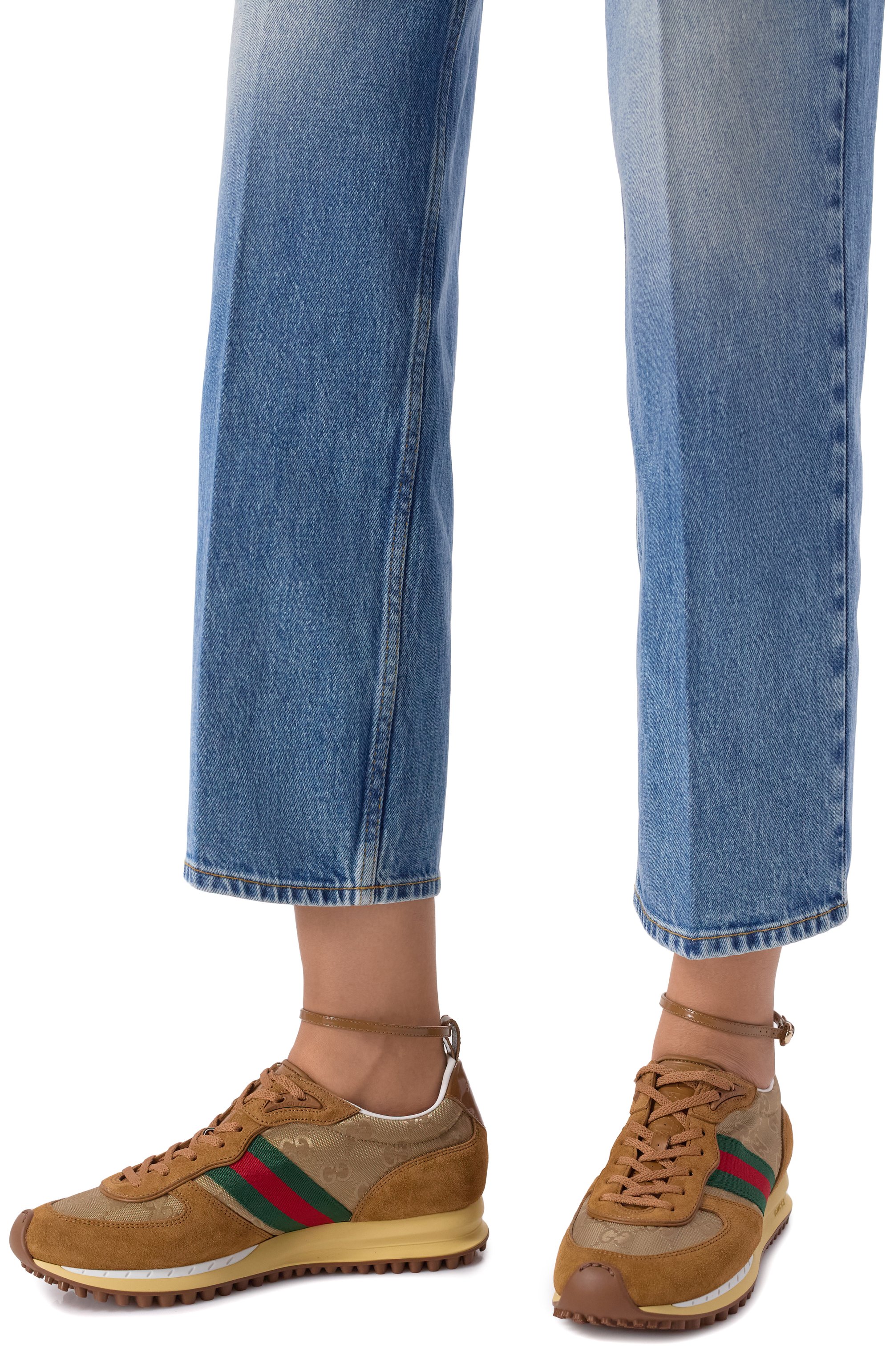 Комбинированные кроссовки re-motion GUCCI, арт. 840291/AAEZM, фото 2