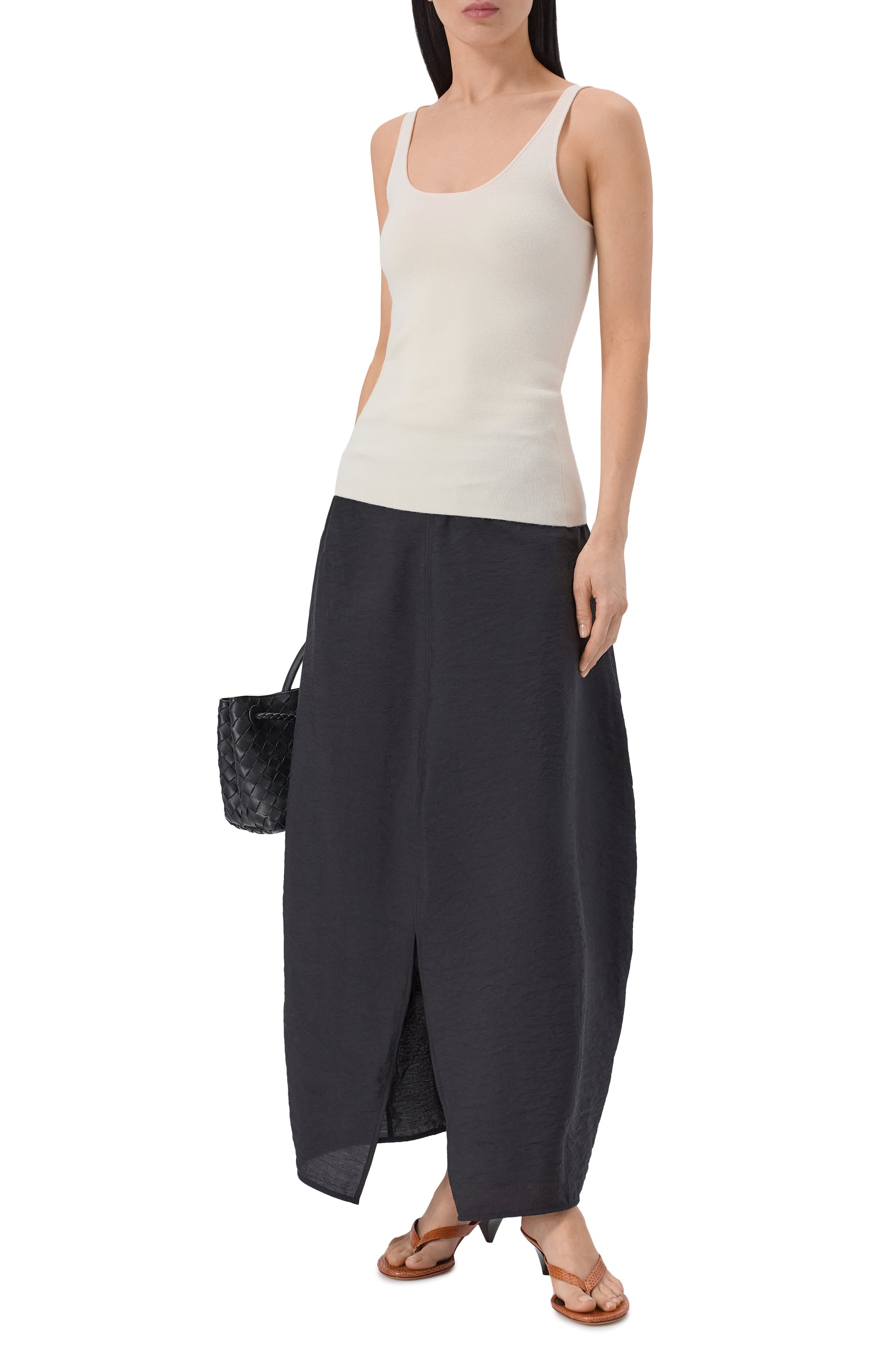 Шелковая юбка TOTEME, арт. 252-WRB0275-FB0368, фото 2