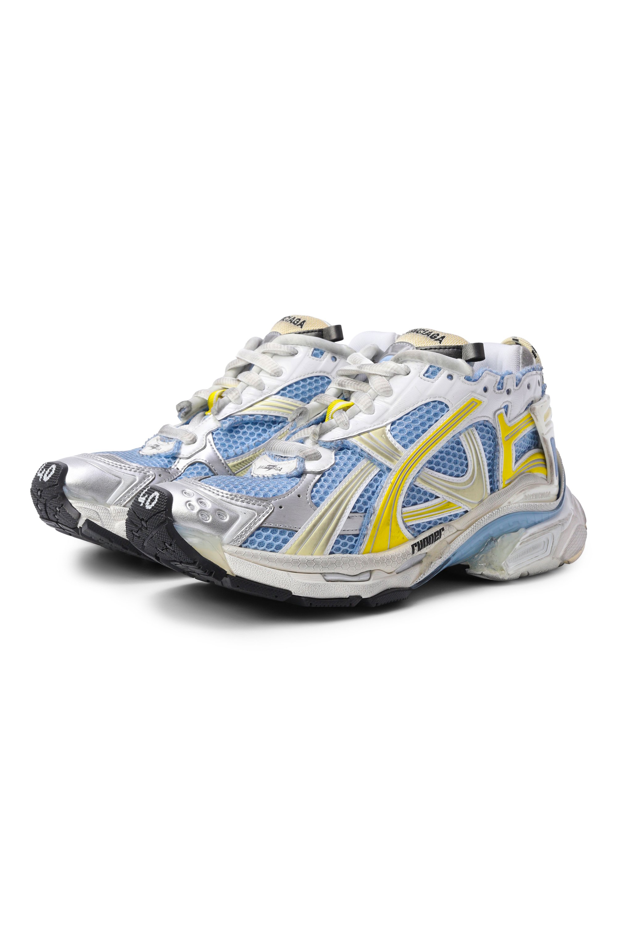 Комбинированные кроссовки runner BALENCIAGA, арт. 772767/W3RMU, фото 1