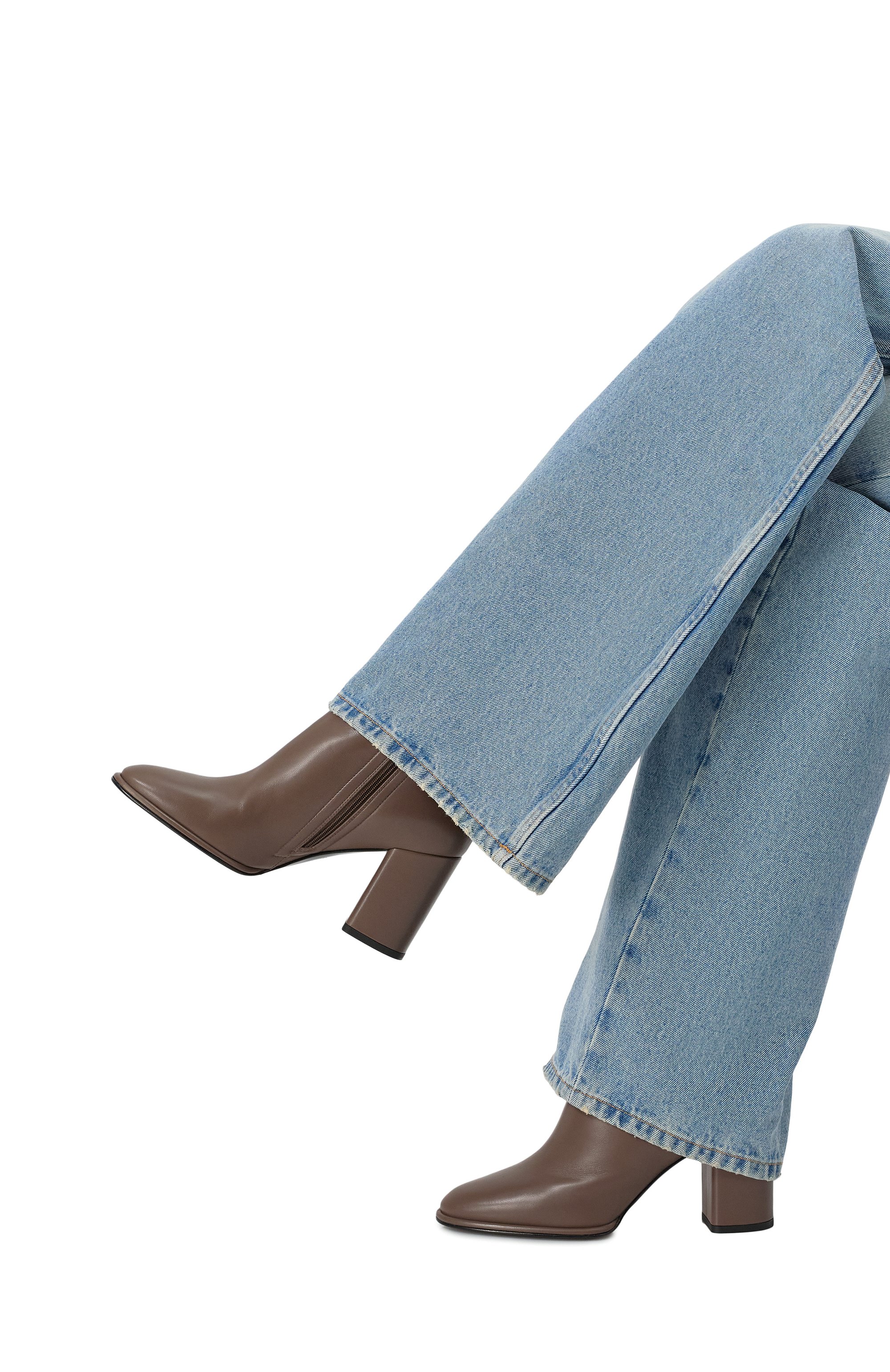 Кожаные ботильоны elsa 80 LE SILLA, арт. 7071R080RDLLGL0, фото 2