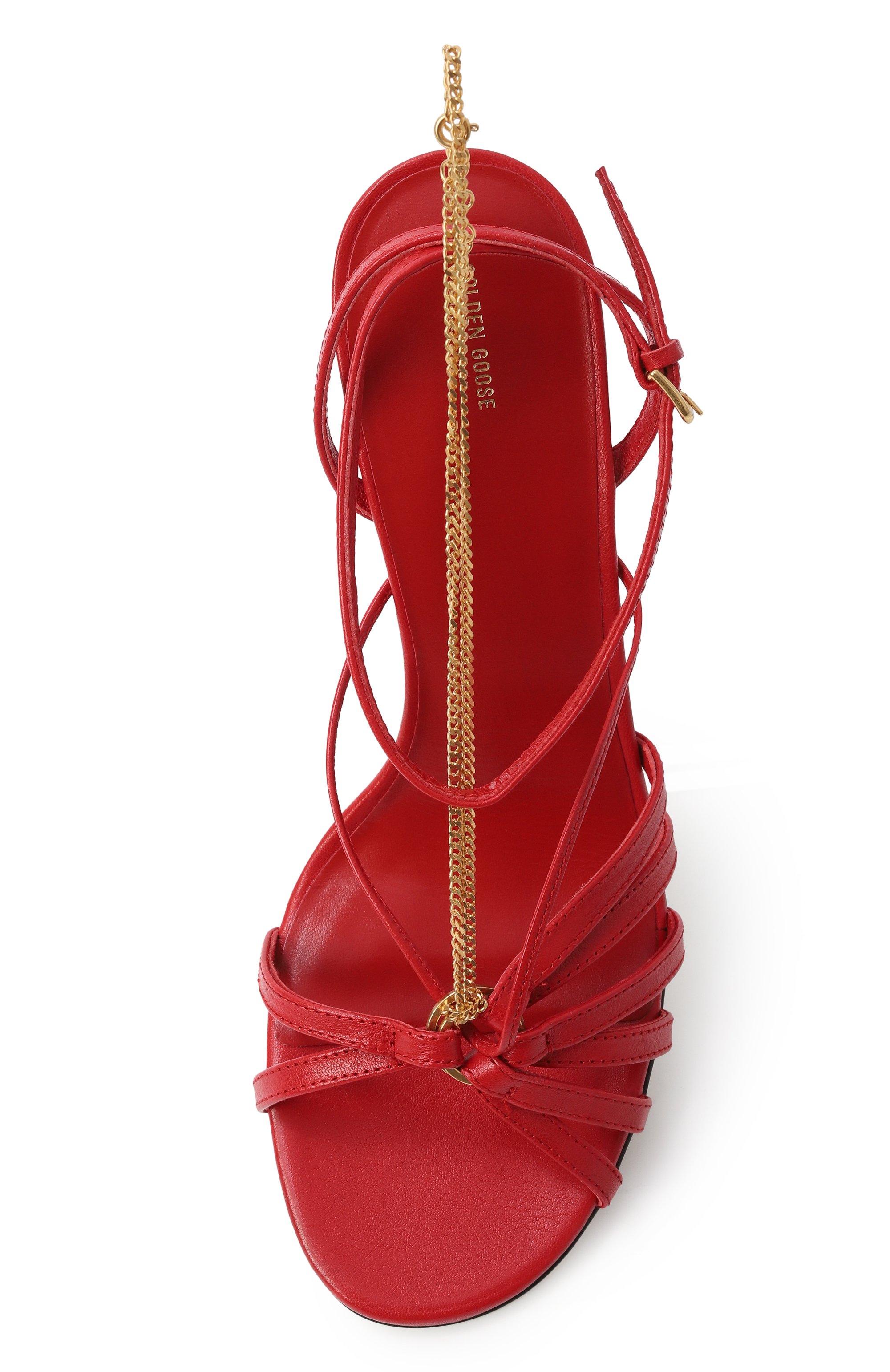 Кожаные босоножки nico GOLDEN GOOSE DELUXE BRAND, арт. GWF00858.F006905, фото 6