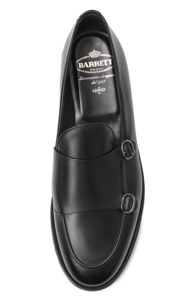 Кожаные монки BARRETT черного цвета по цене 76050 руб., арт. 221U035/VITELL0, фото 5 Кожаные монки BARRETT, арт. 221U035/VITELL0, фото 5
