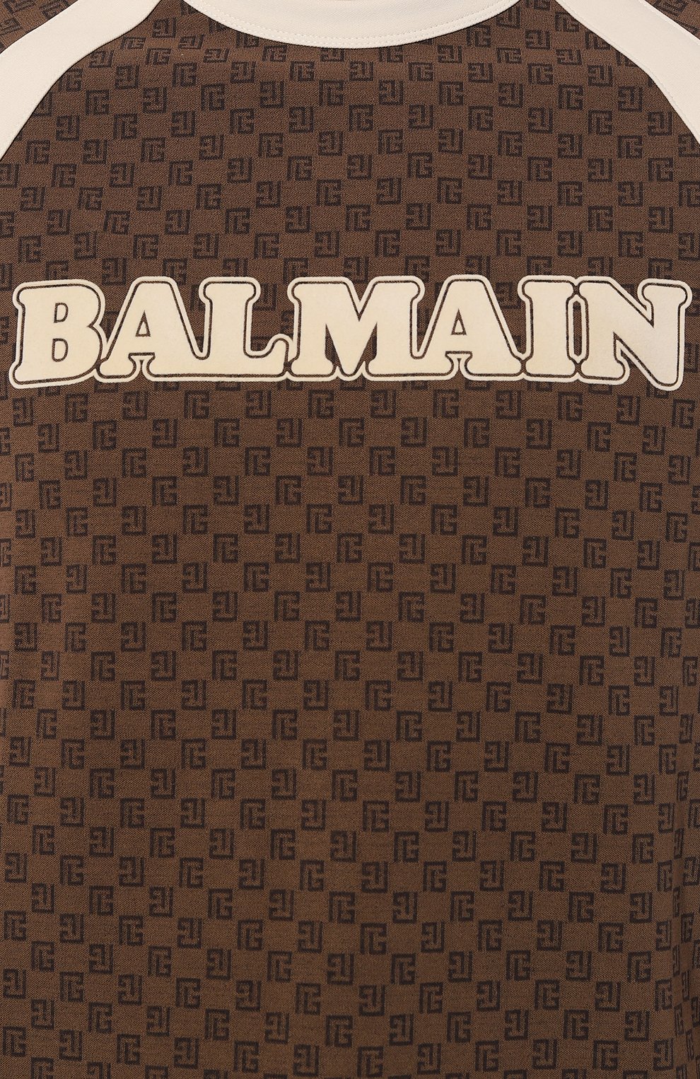 Хлопковая футболка BALMAIN, арт. BH0EF065BC52, фото 5