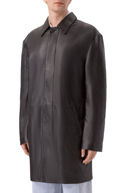 Кожаное пальто BALENCIAGA, арт. 849986/TNS13, фото 3