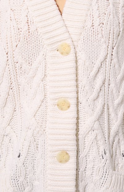 Кашемировый кардиган COLOMBO белого цвета по цене 562000 руб., арт. MA04321/1-1.8KC, фото 5 Кашемировый кардиган COLOMBO, арт. MA04321/1-1.8KC, фото 5