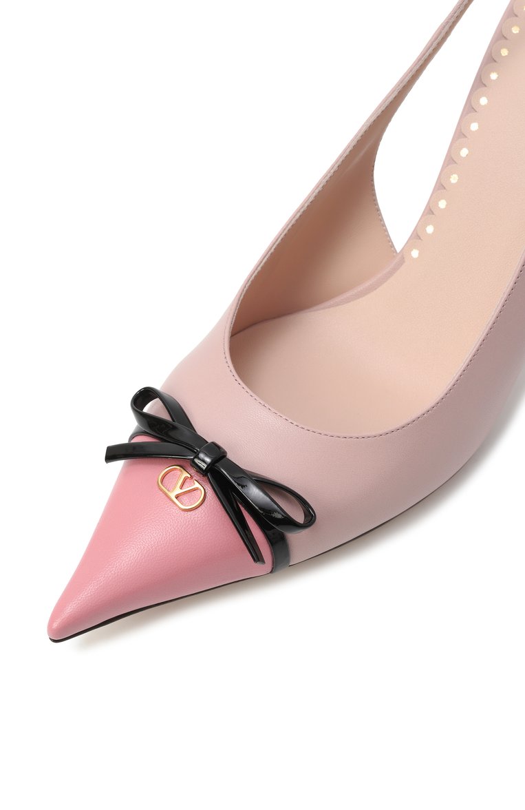 Женские кожаные туфли bepointy 80 VALENTINO розового цвета, арт. 6W2S0LQ1/YEA | Фото 7 (Каблук высота: Высокий; Материал внутренний: Натуральная кожа; Подошва: Плоская; Материал внешний: Натуральная кожа; Каблук тип: Шпилька; Автоматизация ТО: Проставлено; Автоматизация состава: Проставлено)