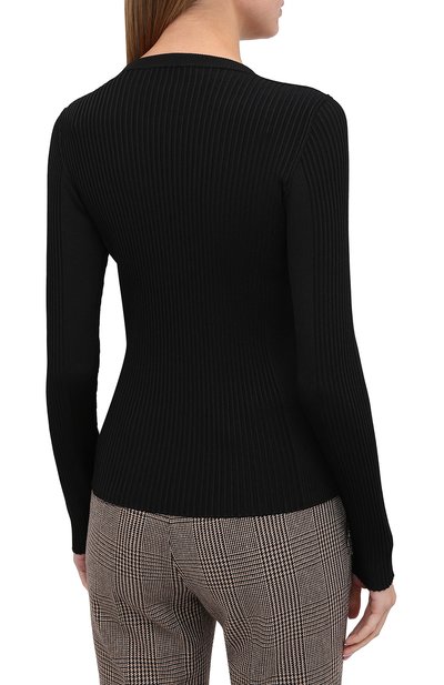 Пуловер из вискозы GIVENCHY черного цвета по цене 74200 руб., арт. BW90AQ4Z76, фото 4 Пуловер из вискозы GIVENCHY, арт. BW90AQ4Z76, фото 4