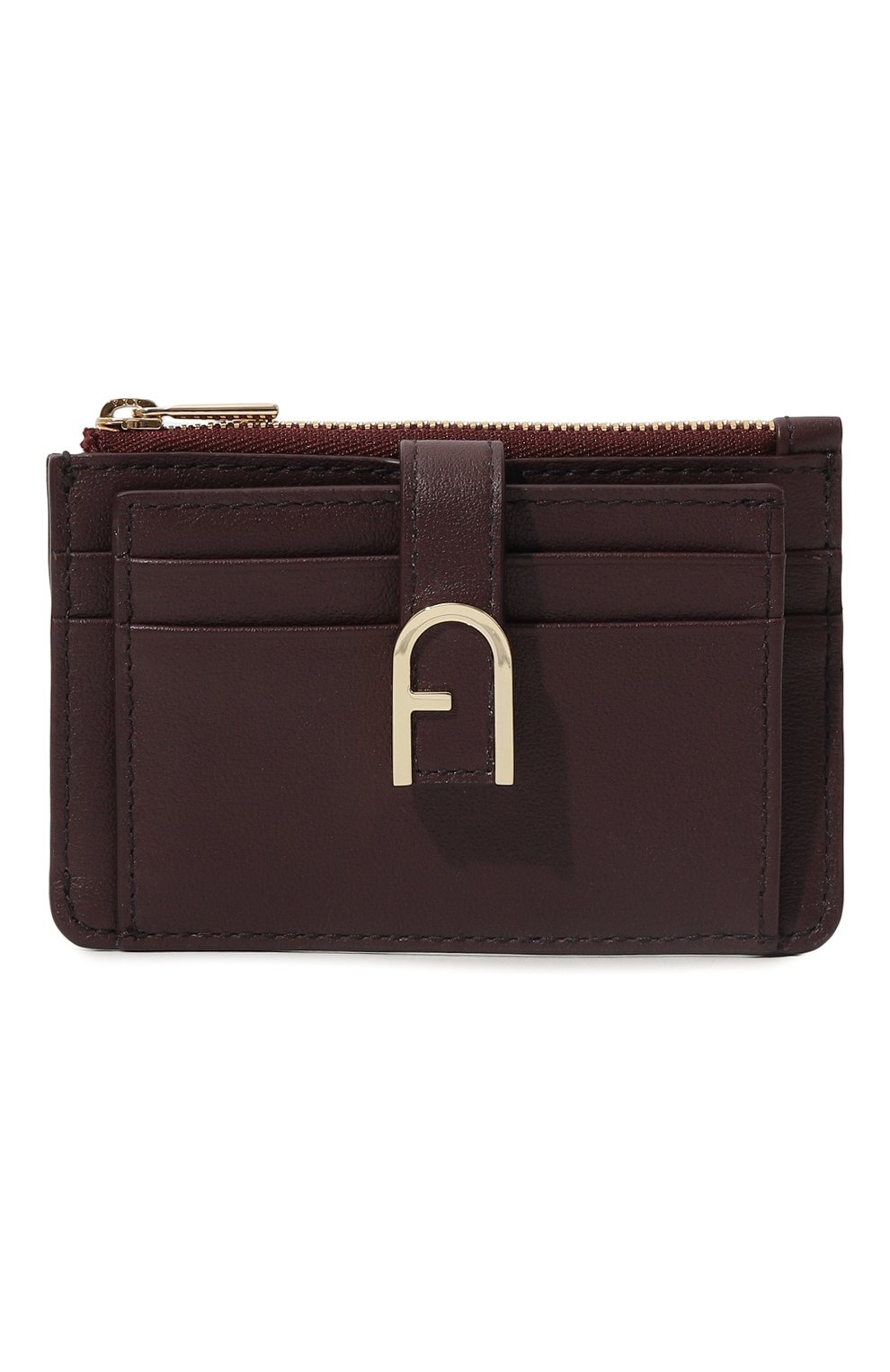 Кожаный футляр для кредитных карт FURLA фиолетового цвета по цене 14000 руб., арт. WP00403/BX2045, фото 1 Кожаный футляр для кредитных карт FURLA, арт. WP00403/BX2045, фото 1