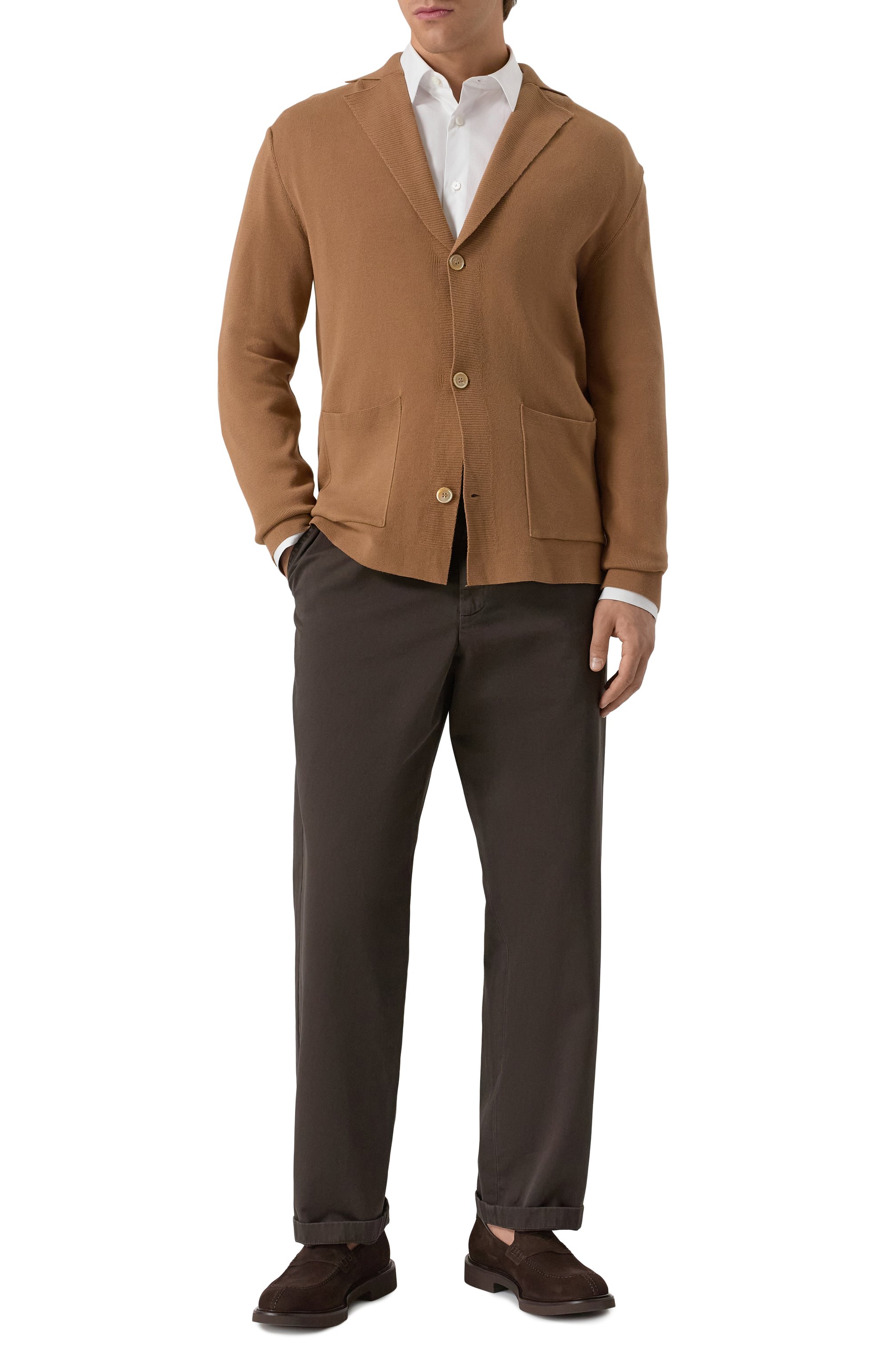 Хлопковая рубашка BURBERRY, арт. 8071465, фото 2