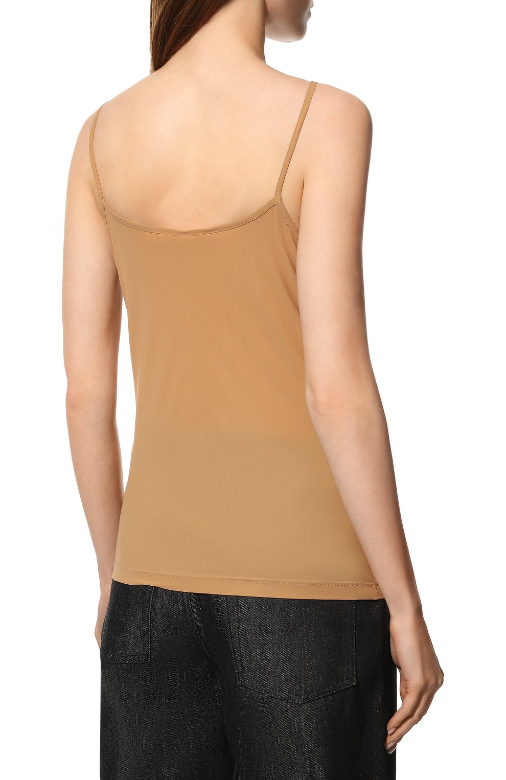 Топ JIL SANDER бежевого цвета по цене 16850 руб., арт. JSCQ705046-WQ477108, фото 4 Топ JIL SANDER, арт. JSCQ705046-WQ477108, фото 4