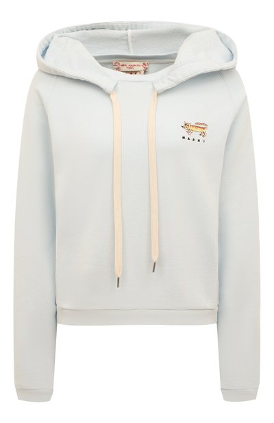 Женский хлопковое худи MARNI, арт. FLJE0106XP/USCS79