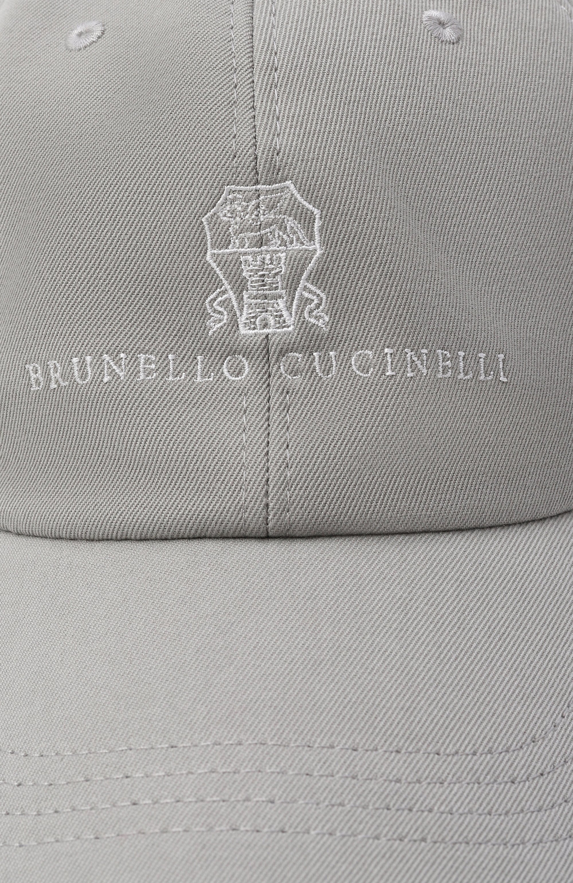 Хлопковая бейсболка BRUNELLO CUCINELLI, арт. M252D9850, фото 3