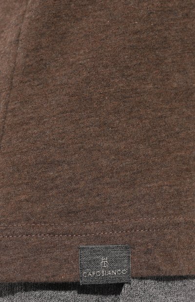 Футболка из хлопка и кашемира CAPOBIANCO, арт. 15M660.WS00./58-60, фото 5