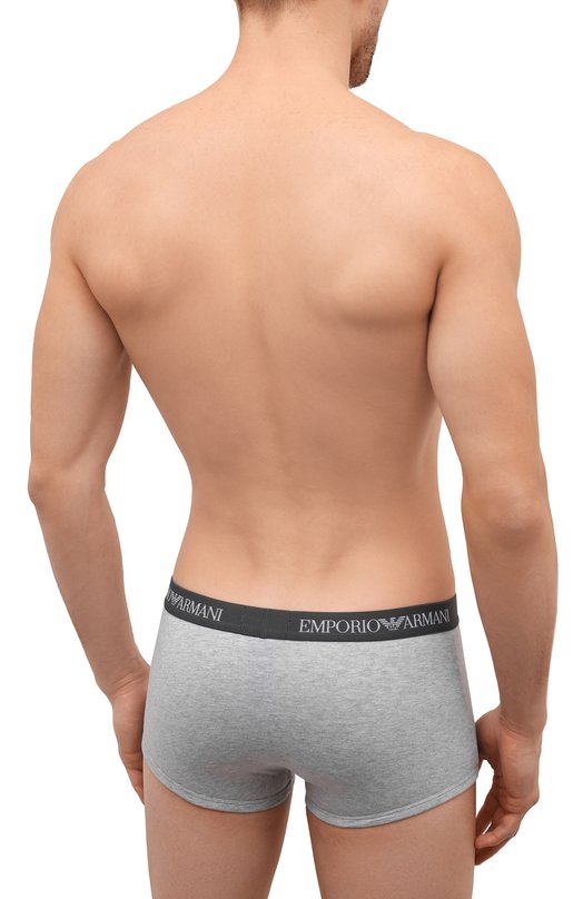 Комплект из трех хлопковых боксеров Emporio Armani 111610/CC722 Разноцветный  111610/CC722 Фото 5