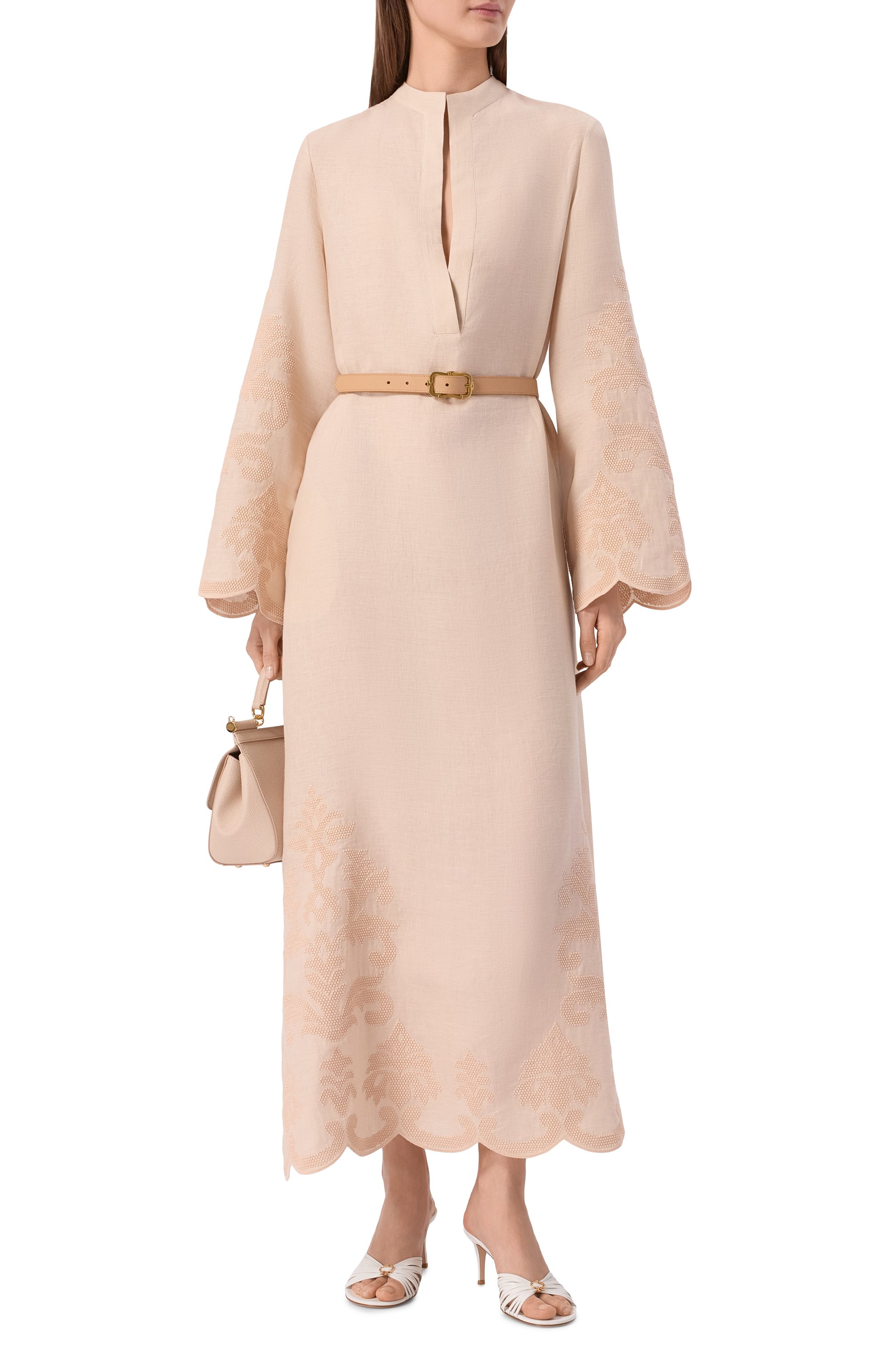 Хлопковое платье KITON, арт. D61354K0861G, фото 2