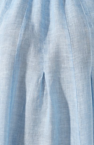 Льняное платье 120% LINO голубого цвета по цене 42150 руб., арт. R0W40EH/D842/S00, фото 5 Льняное платье 120% LINO, арт. R0W40EH/D842/S00, фото 5