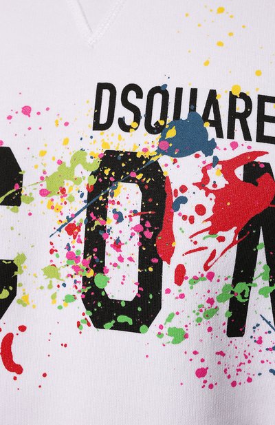 Хлопковое худи icon DSQUARED2, арт. S79GU0072/S25516, фото 5