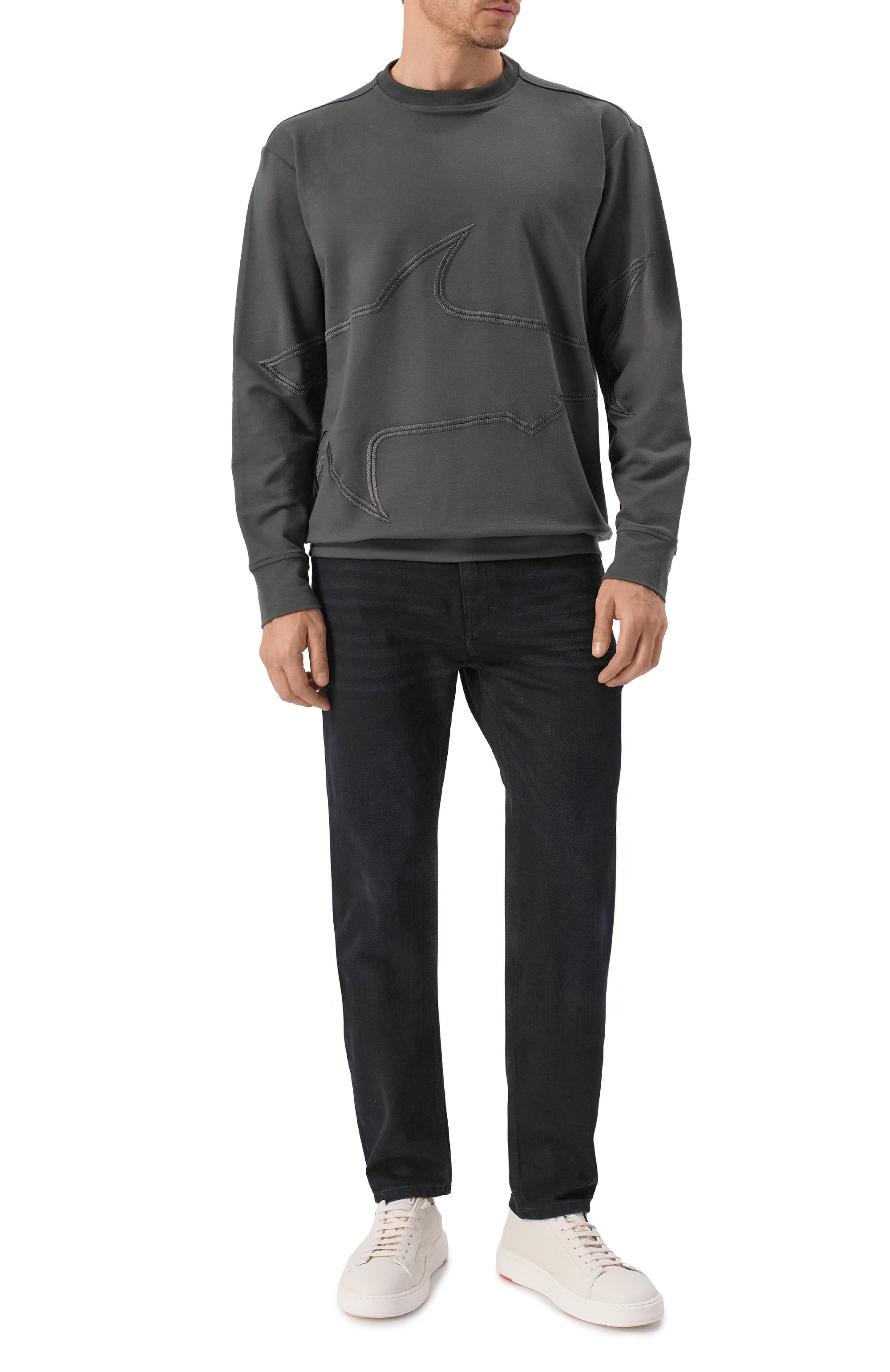 Свитшот из лиоцелла и хлопка PAUL&SHARK, арт. 15311843, фото 2