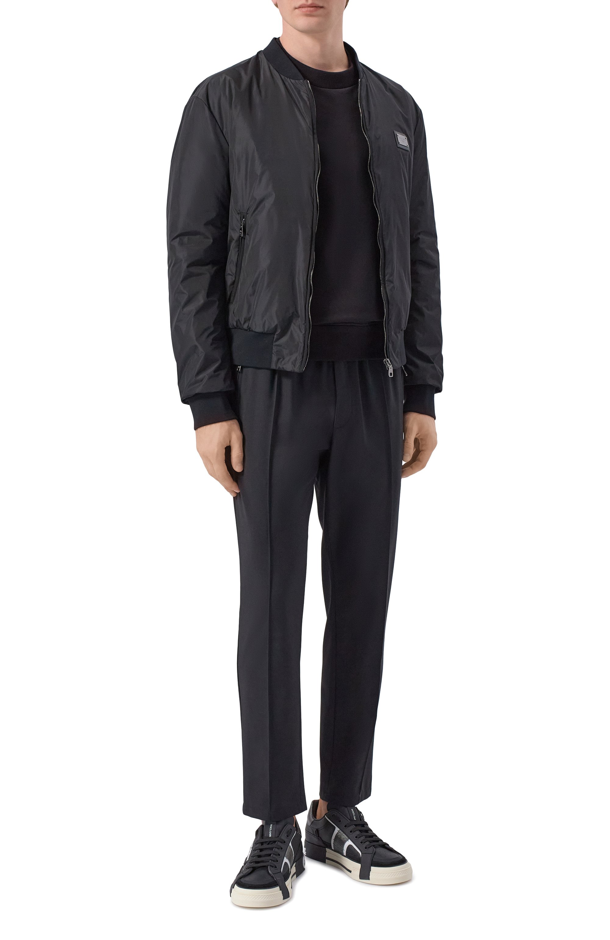 Брюки DOLCE & GABBANA черного цвета по цене 99500 руб., арт. GYACET/GJ275, фото 2 Брюки DOLCE & GABBANA, арт. GYACET/GJ275, фото 2