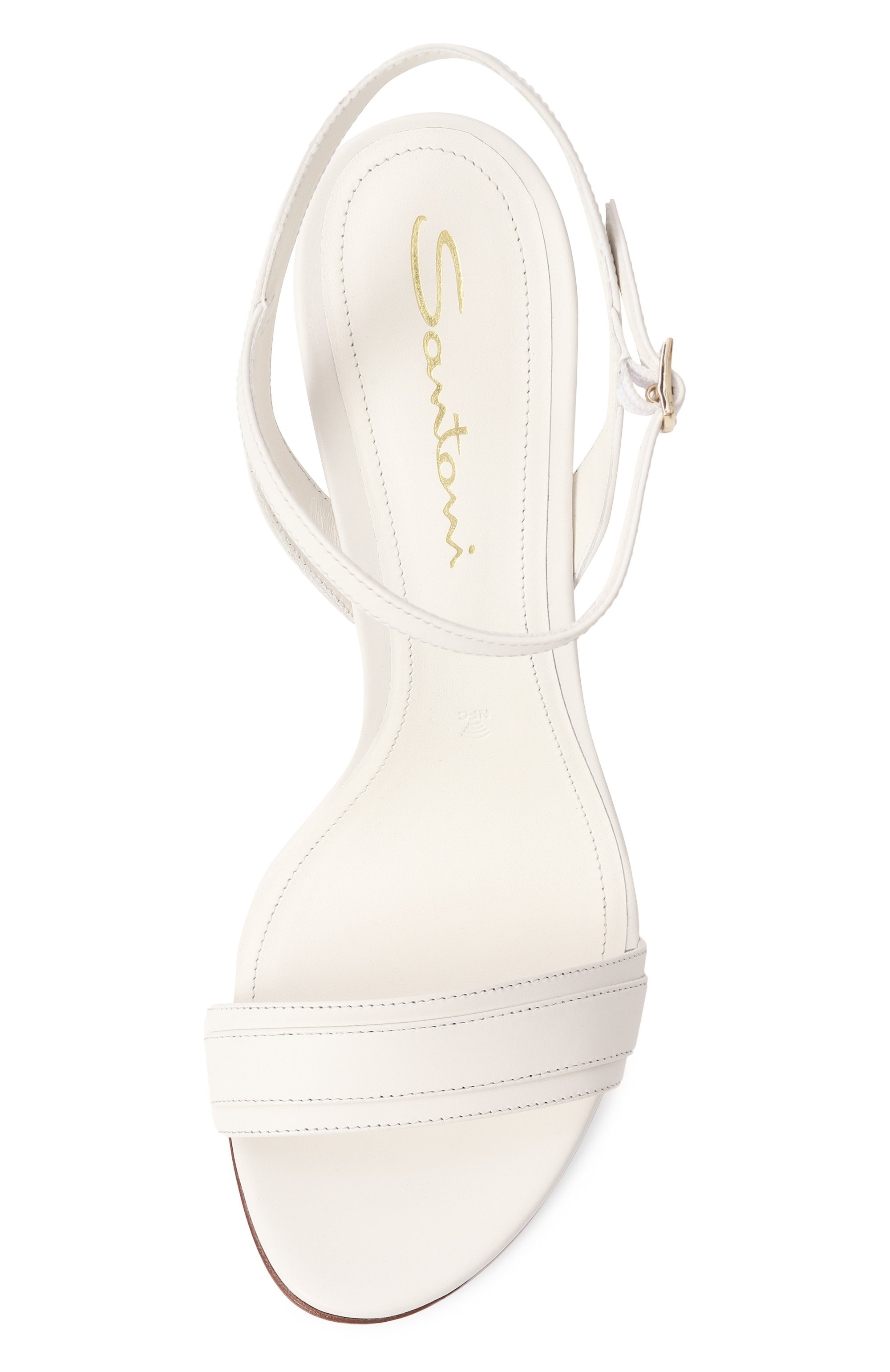 Кожаные босоножки SANTONI, арт. WHLG71501HA2TYLC, фото 6