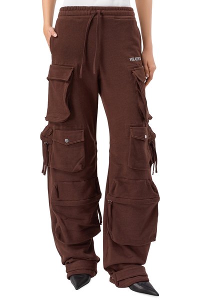 Хлопковые брюки-карго THE ATTICO, арт. 251WCP00260/JJF007AA, фото 3
